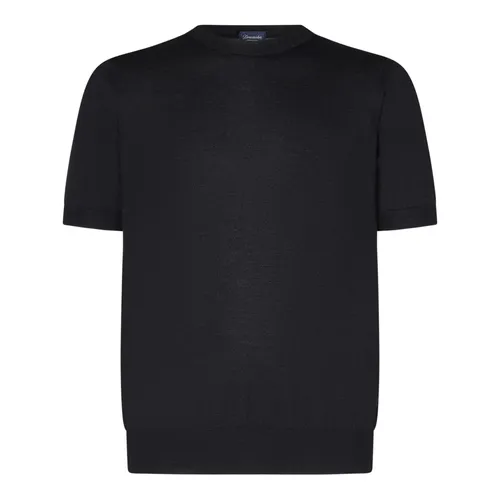 Drumohr - Tops > T-Shirts - Black - Drumohr - Modalova