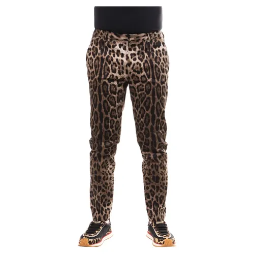 Trousers > Slim-fit Trousers - - Dolce & Gabbana - Modalova