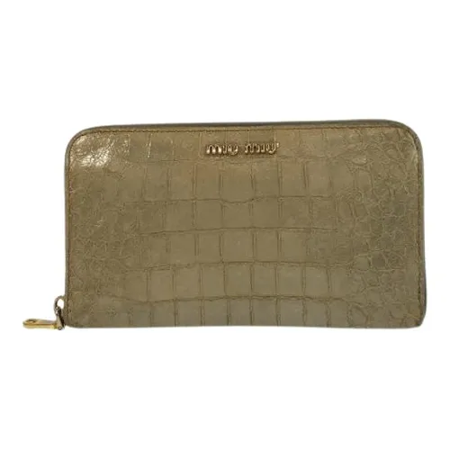 Pre-owned > Pre-owned Accessories > Pre-owned Wallets - - Miu Miu Pre-owned - Modalova