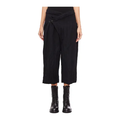 Trousers > Cropped Trousers - - Marc Le Bihan - Modalova