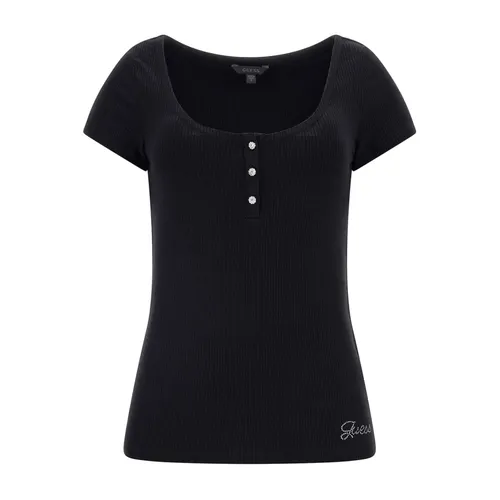 Guess - Tops > T-Shirts - Black - Guess - Modalova