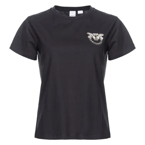 Pinko - Tops > T-Shirts - Black - Pinko - Modalova