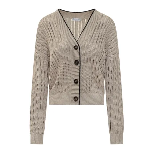 Knitwear > Cardigans - - Brunello Cucinelli - Modalova