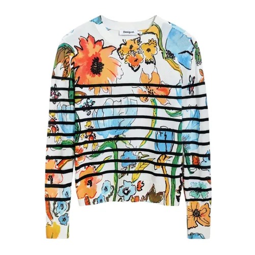 Knitwear > Round-neck Knitwear - - Desigual - Modalova