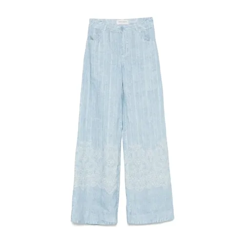 Trousers > Wide Trousers - - Ermanno Scervino - Modalova