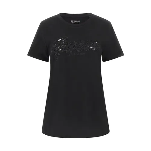 Guess - Tops > T-Shirts - Black - Guess - Modalova