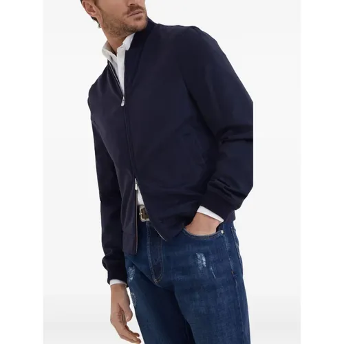 Jackets > Bomber Jackets - - Brunello Cucinelli - Modalova