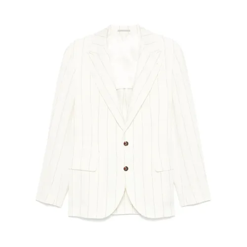Jackets > Blazers - - Brunello Cucinelli - Modalova