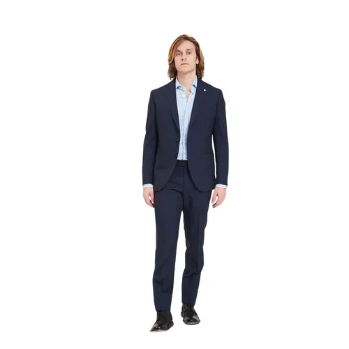 Suits > Suit Sets > Single Breasted Suits - - Luigi Bianchi Mantova - Modalova