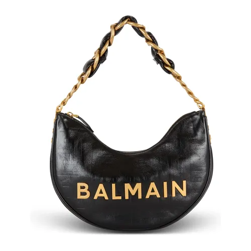Balmain - Bags > Handbags - Black - Balmain - Modalova