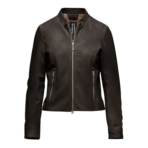 Jackets > Leather Jackets - - BomBoogie - Modalova
