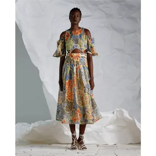 Dresses > Day Dresses > Midi Dresses - - Ixiah - Modalova