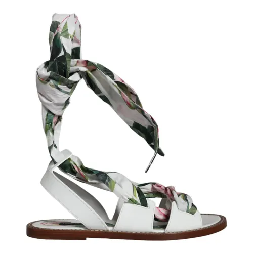 Shoes > Sandals > Flat Sandals - - Dolce & Gabbana - Modalova