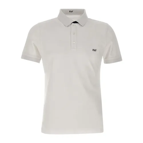 Fay - Tops > Polo Shirts - White - Fay - Modalova