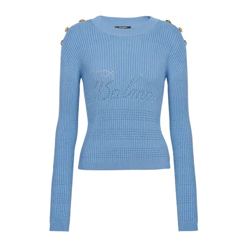 Knitwear > Round-neck Knitwear - - Balmain - Modalova