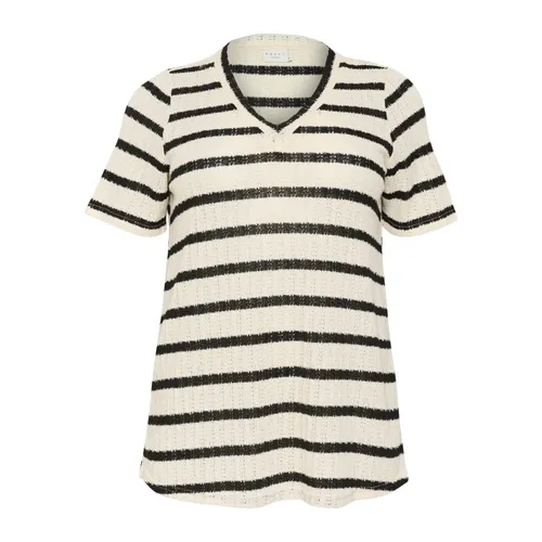 Knitwear > V-neck Knitwear - - Kaffe Curve - Modalova