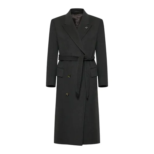 Coats > Belted Coats - - Lardini - Modalova