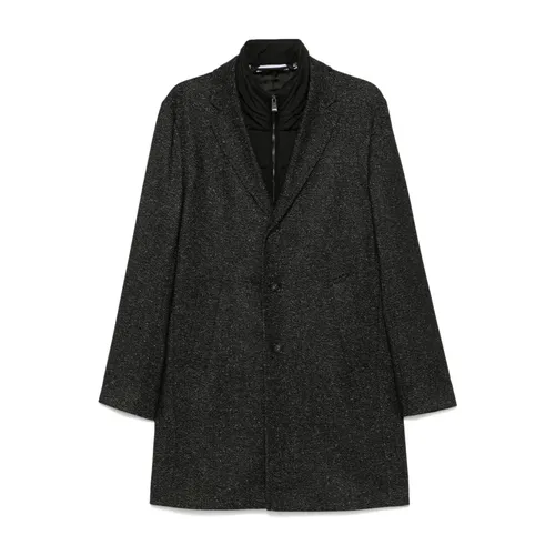 Coats > Single-Breasted Coats - - Hugo Boss - Modalova