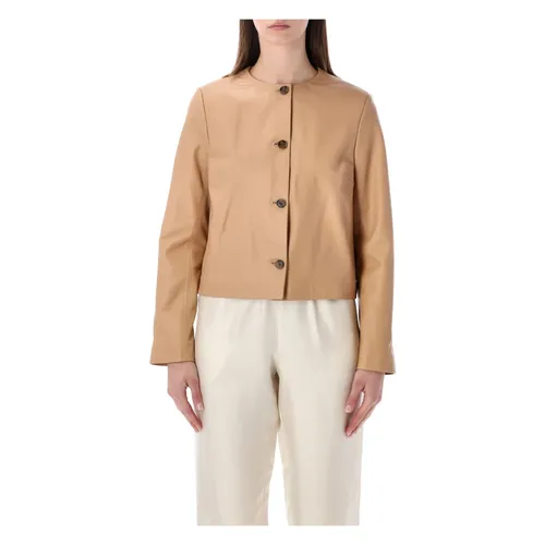 Jackets > Leather Jackets - - Loulou Studio - Modalova