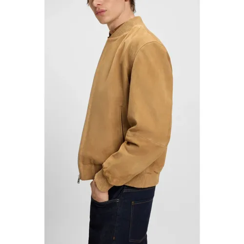 Jackets > Leather Jackets - - Hugo - Modalova