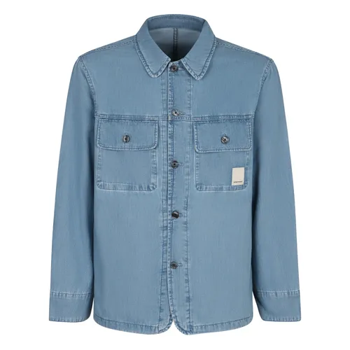 Shirts > Denim Shirts - - Emporio Armani - Modalova