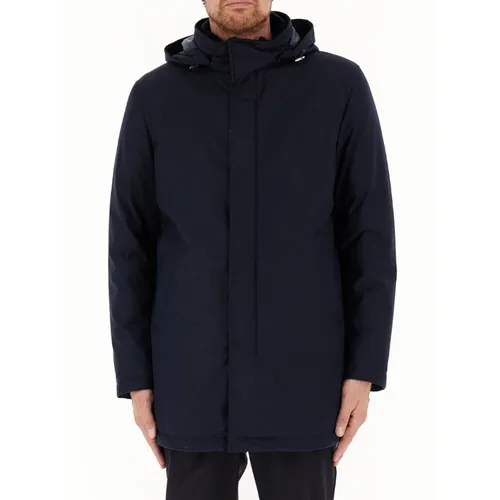 Herno - Coats > Parkas - Blue - Herno - Modalova