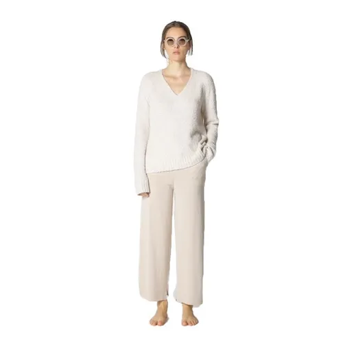 Knitwear > V-neck Knitwear - - Sminfinity - Modalova