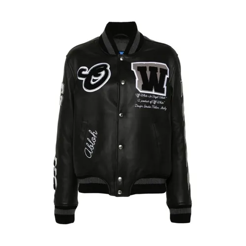 Jackets > Bomber Jackets - - Off White - Modalova