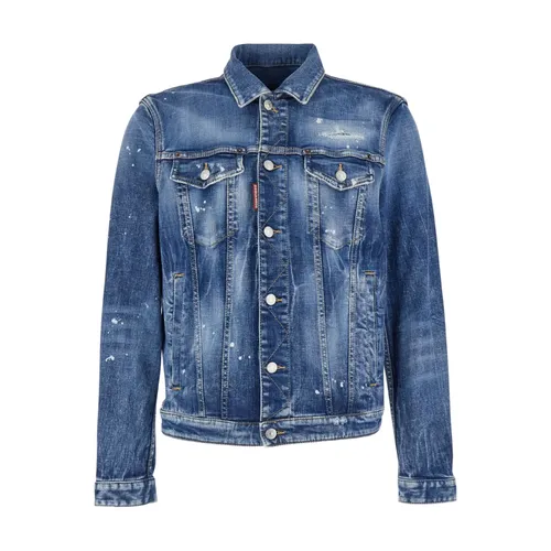Jackets > Denim Jackets - - Dsquared2 - Modalova