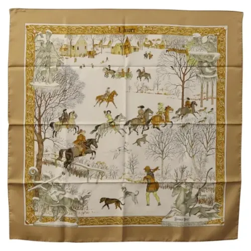 Pre-owned > Pre-owned Accessories > Pre-owned Scarves - - Hermès Vintage - Modalova