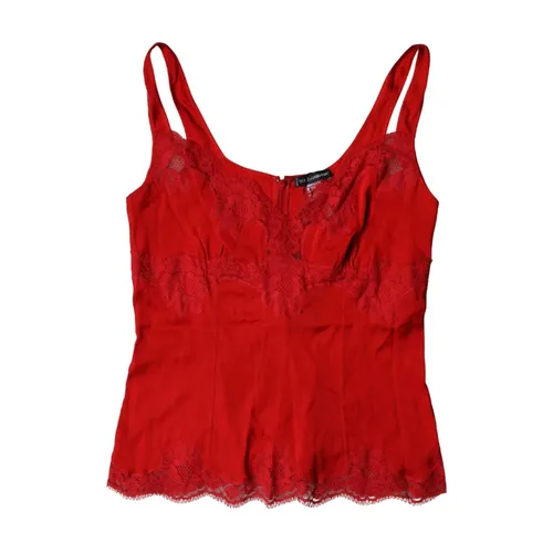 Tops > Sleeveless Tops - - Dolce & Gabbana - Modalova