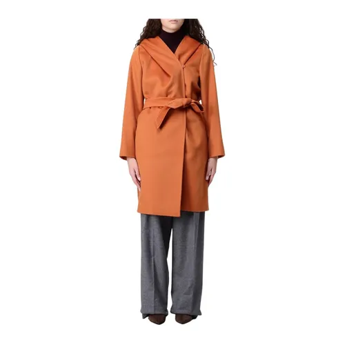 Coats > Belted Coats - - Max Mara Studio - Modalova