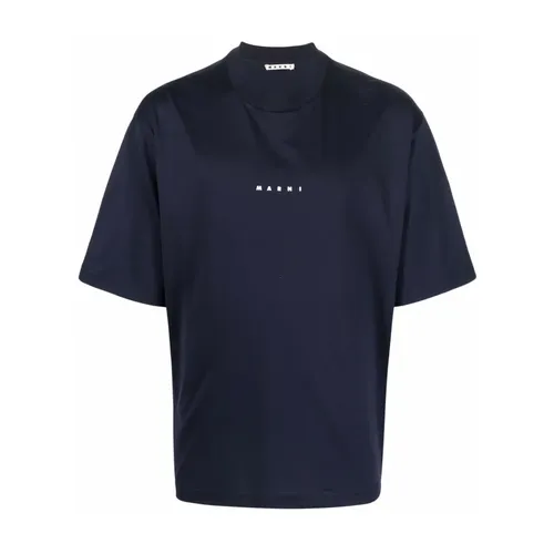Marni - Tops > T-Shirts - Blue - Marni - Modalova
