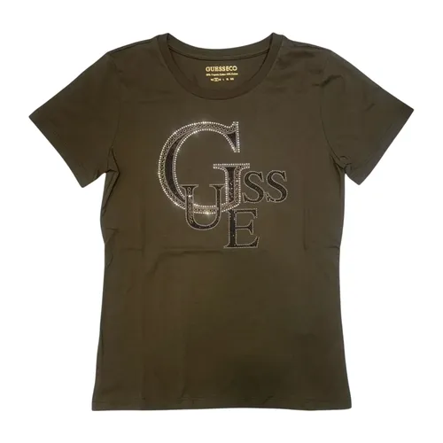 Guess - Tops > T-Shirts - Green - Guess - Modalova