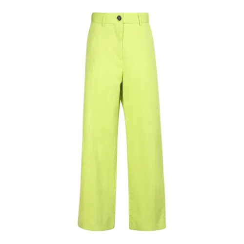 Trousers > Wide Trousers - - Msgm - Modalova
