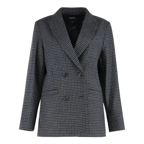A.p.c. - Jackets > Blazers - Blue - A.p.c. - Modalova