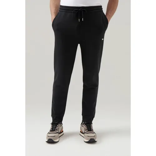 Trousers > Sweatpants - - Woolrich - Modalova