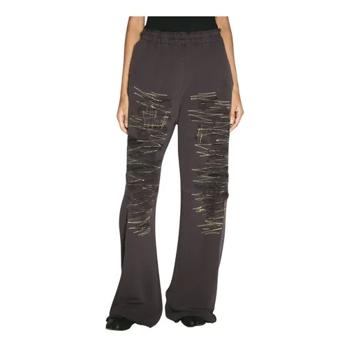Trousers > Wide Trousers - - MM6 Maison Margiela - Modalova