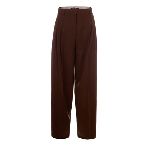 Trousers > Wide Trousers - - Max Mara Studio - Modalova