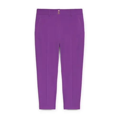Trousers > Slim-fit Trousers - - Fiorella Rubino - Modalova