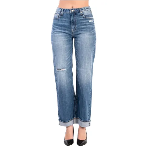 Jeans > Straight Jeans - - MET - Modalova