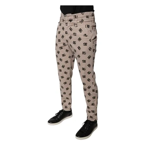 Trousers > Slim-fit Trousers - - Dolce & Gabbana - Modalova