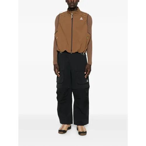 Nike - Jackets > Vests - Brown - Nike - Modalova