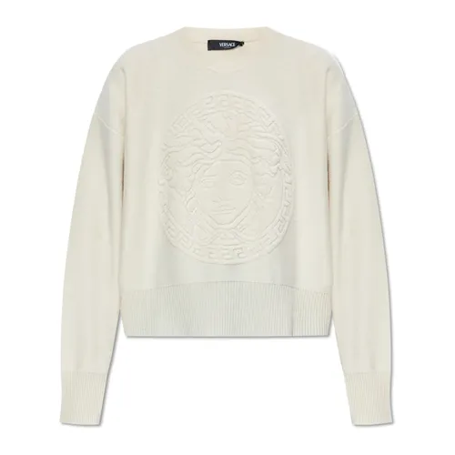 Knitwear > Round-neck Knitwear - - Versace - Modalova