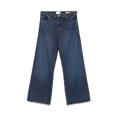 Frame - Jeans > Wide Jeans - Blue - Frame - Modalova