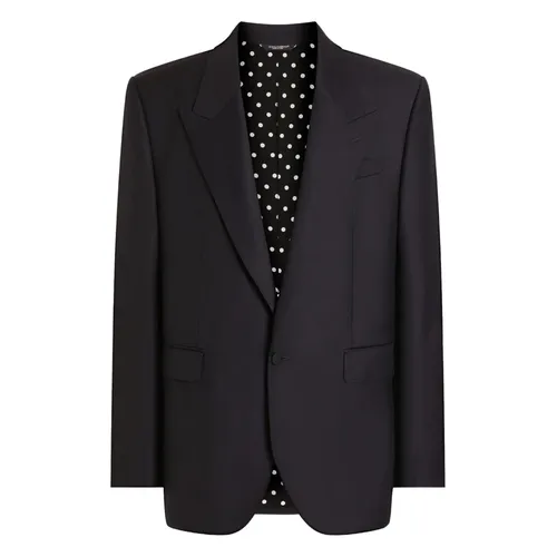 Suits > Formal Blazers - - Dolce & Gabbana - Modalova