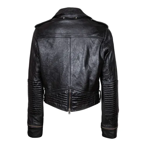 Jackets > Leather Jackets - - Golden Goose - Modalova