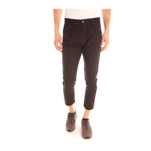Trousers > Cropped Trousers - - Daniele Alessandrini - Modalova