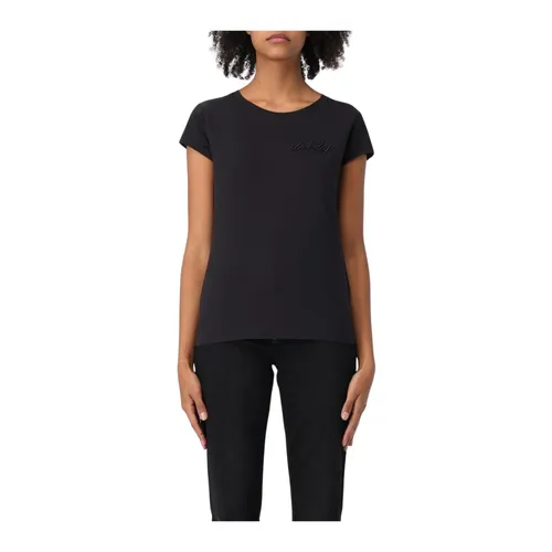 Dondup - Tops > T-Shirts - Black - Dondup - Modalova