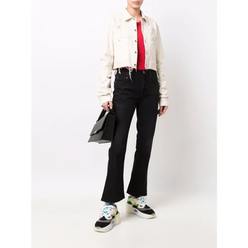 Jackets > Denim Jackets - - Rick Owens - Modalova